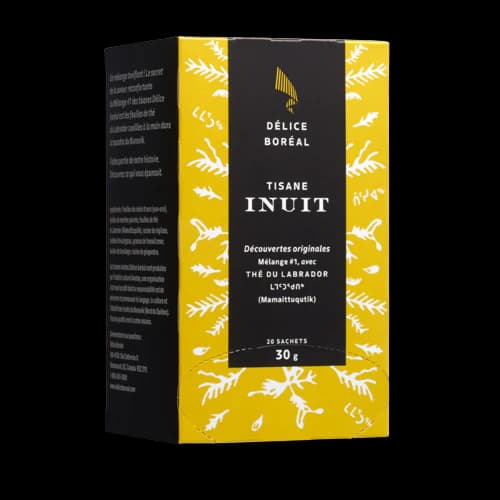Délice Boréal Labrador tea product box